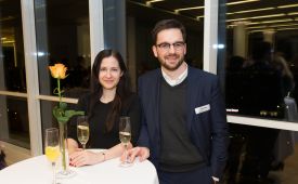 PRVA-Neujahrstreffen 2015: Franziska Hackl, Maximilian Freissler. © PRVA/Jana Madzigon