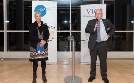 PRVA-Neujahrsempfang 2014 Ingrid Vogl, Alexander Jedlicka.