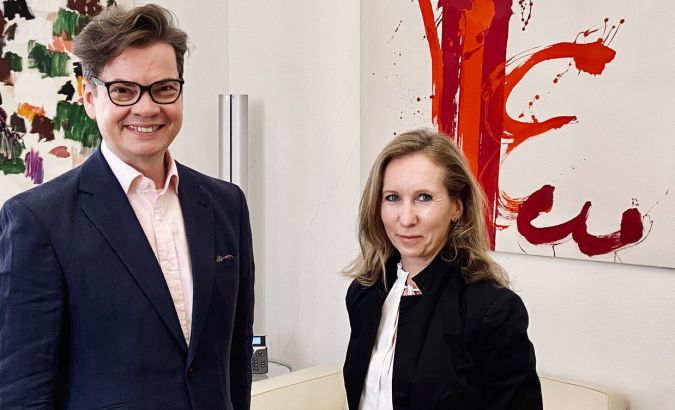 v.l.n.r.: Christoph Neumayer (Vorsitzender) und Ute Greutter (Geschäftsführerin)