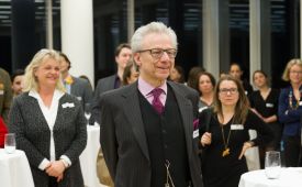 PRVA-Neujahrstreffen 2015: Wolfgang R. Langenbucher wird als Vorsitzender des PR-Ethik-Rates verabschiedet. © PRVA/Jana Madzigon