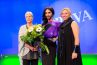 Kommunikatorin des Jahres 2014 vlnr.: Ingrid Vogl (PRVA-Präsidentin), Conchita Wurst (Preisträgerin), Daniela Enzi (Juryvorsitzende). ©PRVA/Anna Rauchenberger