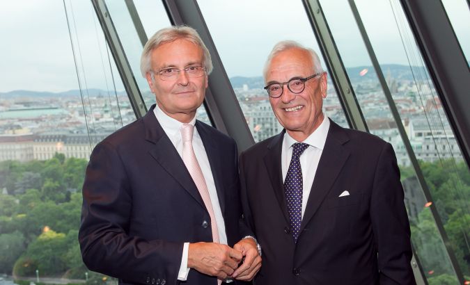 vlnr.: Dr. Wolfgang Hötschl, Dipl.-Ing. Hans Haider, ©PRVA/Jana Madzigon