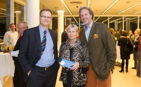 PRVA-Neujahrstreffen 2015 vlnr.: Martin Hehemann, Ingrid Vogl, Oliver Stamm. © PRVA/Jana Madzigon