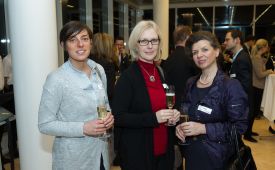 PRVA-Neujahrsempfang 2014 vlnr.: Stefanie Kukla, Christa Gruber, Christine Zach.