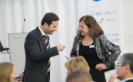 Generalversammlung vlnr.: Andreas Bauer, Heidi Kalb-Vogl