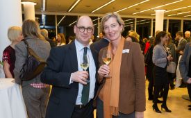 PRVA-Neujahrstreffen 2015: Peter Gumpinger, Gabriele Faber-Wiener. © PRVA/Jana Madzigon