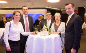 PR-Gala 2014 vlnr.: Andrea Winter, Peter N. Thier, Jürgen Gangoly, Ingrid Vogl, Gerhard Kürner. ©PRVA/Anna Rauchenberger