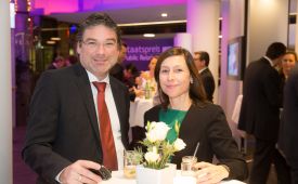 PR-Gala 2014: Jörg Grossauer, Tanja Pfingstl. ©PRVA/Anna Rauchenberger