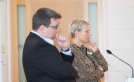 Generalversammlung Jürgen Gangoly, Ingrid Vogl