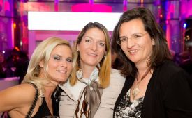 PR-Gala 2014 vlnr.: Bettina Gruber, Alrun Mayer, Gabriela Maria Straka. ©PRVA/Anna Rauchenberger