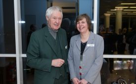 PRVA-Neujahrstreffen 2015: Franz M. Bogner, Susanne Tausend. © PRVA/Jana Madzigon