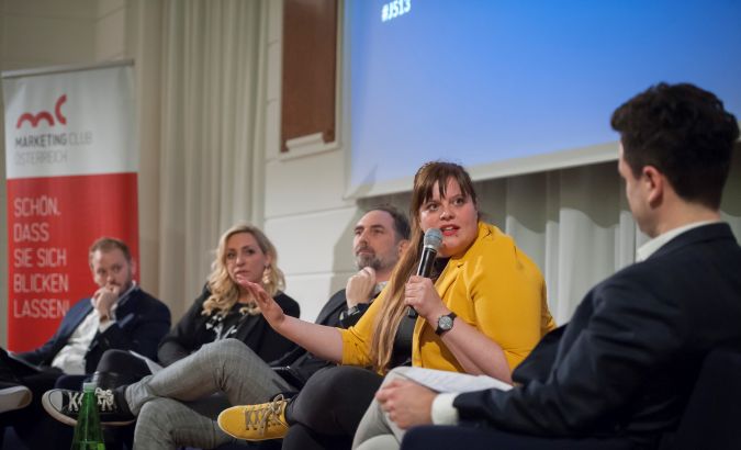 Die Experten am Podium sprachen über neue Kommunikationswege im digitalen Zeitalter.