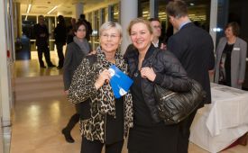 PRVA-Neujahrstreffen 2015 vlnr.: Ingrid Vogl, Sigrid Krupica. © PRVA/Jana Madzigon